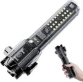 Car Safety Hammer Flashlight LED Tactical Torch with Glass Breaker Seatbelt Cutter Magnetic Base lightessx