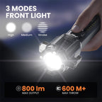 Car Safety Hammer Flashlight LED Tactical Torch with Glass Breaker Seatbelt Cutter