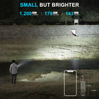 C3 Flashlight 1200 High Lumens Rechargeable Flashlights