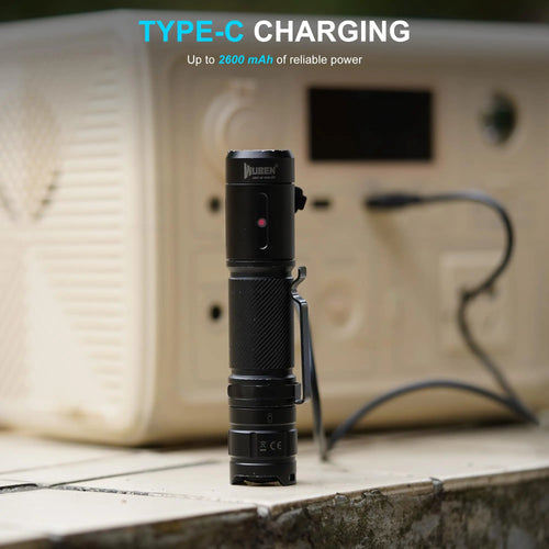 C3 EDC Flashlight 1200 Lumens Rechargeable IP68 Waterproof with Pocket Clip for Camping lightessx